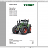 Fendt Tractor 900 Vario S4 VIN 950 954 Diagram Operation Manual Workshop Manual EN 2