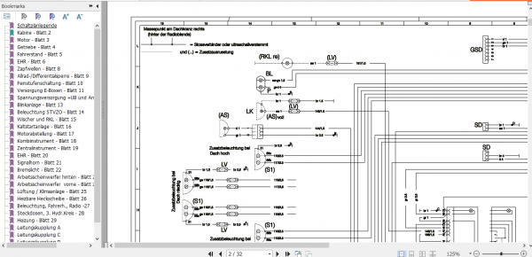 Fendt Tractor Farmer 300 C VIN 117 119 Operator Diagram Workshop Manual German 1