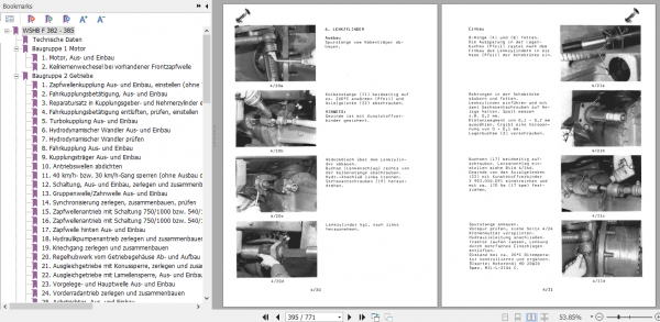 Fendt Tractor Favorit 600 LS LSA VIN 208 285 Operator Technical Data Workshop Manual German 2