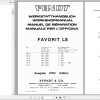 Fendt Tractor Favorit 600 LS LSA VIN 208 285 Operator Technical Data Workshop Manual German 3