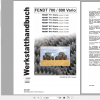 Fendt Tractor Favorit 700 Com1 711 716 Operator Diagrams Workshop Manual German 2