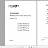Fendt Tractor Favorit 700 Com1 711 716 Operator Diagrams Workshop Manual German 6