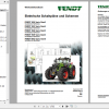 Fendt Tractor Favorit 900 Gen6 VIN 957 961 Operator Diagrams Workshop Manual German 1