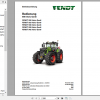 Fendt Tractor Favorit 900 Gen6 VIN 957 961 Operator Diagrams Workshop Manual German 3