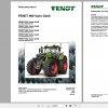 Fendt Tractor Favorit 900 Gen6 VIN 957 961 Operator Diagrams Workshop Manual German 5