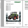 Fendt Tractor Favorit 900 S4 VIN 950 954 Operator Diagrams Workshop Manual German 1