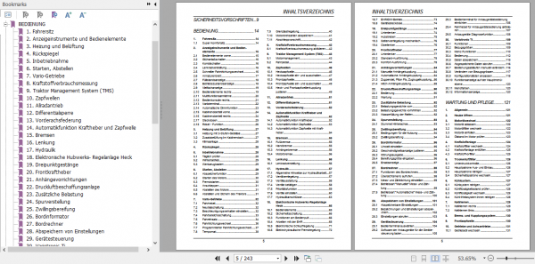 Fendt Tractor Favorit 900 Vario Com2 VIN 916 926 Operator Diagrams Workshop Manual German 6