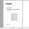 Fendt Tractor Favorit 900 Vario Com3 VIN 919 931 Operator Diagrams Workshop Manual German 6