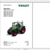 Fendt Tractor Fendt 200 Vario Gen3 VIN 286 298 Maintenance Operator Manual EN 1