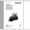 Fendt Tractor Fendt 200 Vario VFP Gen3 VIN 215 220 223 229 200 202 Maintenance Operator Manual EN 1