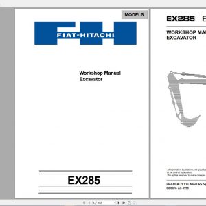 Fiat Hitachi 107 GB PDF Excavator Backhoe Loader Crawler Dozer Wheel Loader Workshop Manual 7