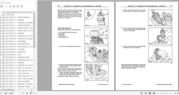 Fiat Hitachi Backhoe Loader FB90.2 FB100.2 FB110.2 FB200.2 4WS Workshop Manual 2
