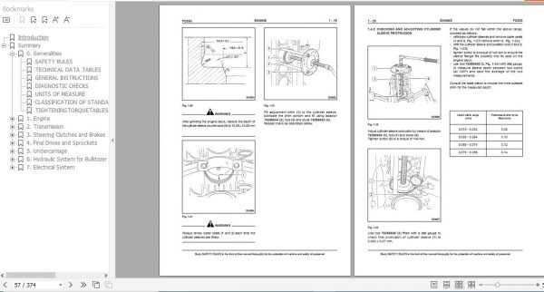 Fiat Hitachi Crawler Dozer FD255 Service Manual 2
