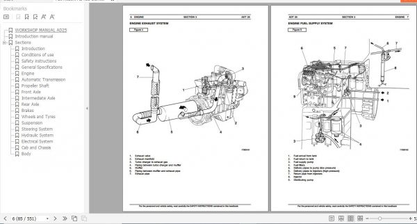 Fiat Hitachi Dump Truck ADT25 Workshop Manual 3