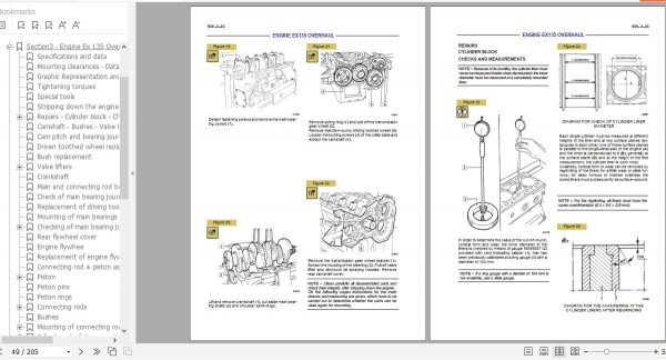 Fiat Hitachi Excavator EX135 EX215 Engine Workshop Manual 2
