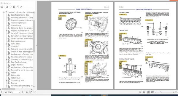 Fiat Hitachi Excavator EX135 EX215 Engine Workshop Manual 3