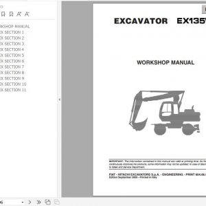 Fiat Hitachi Excavator EX135W Workshop Manual 1