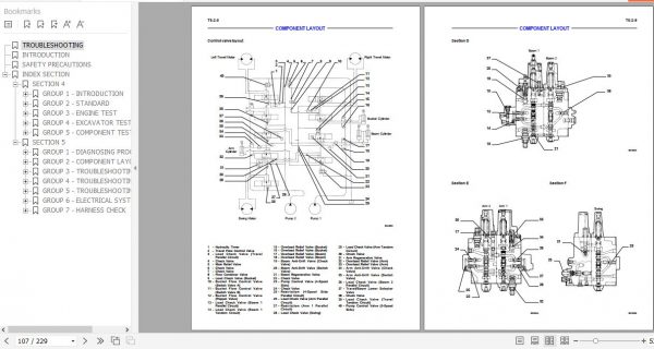 Fiat Hitachi Excavator EX165 Troubleshooting Technical Manual 2