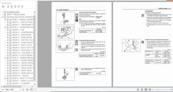 Fiat Hitachi Excavator EX165 Workshop Manual 3
