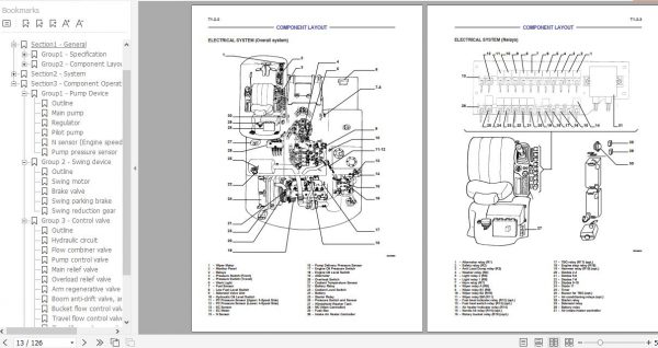 Fiat Hitachi Excavator EX215 Operational Principle Technical Manual 2