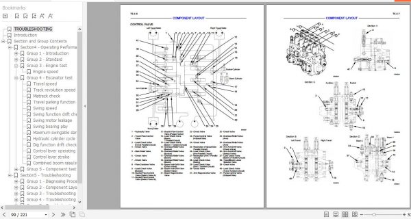 Fiat Hitachi Excavator EX215 Troubleshooting Technical Manual 2