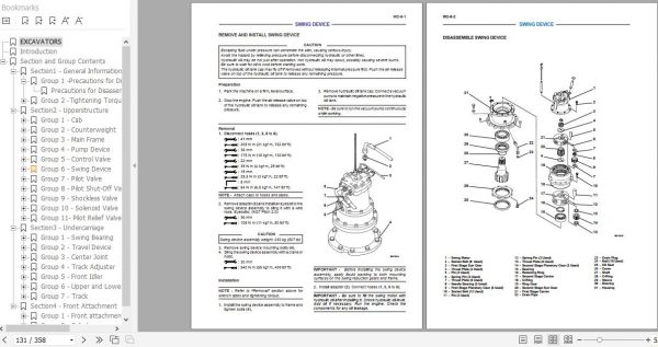 Fiat Hitachi Excavator EX215 Workshop Manual 2