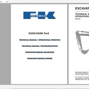 Fiat Hitachi Excavator EX255 EX285 Tier 2 Workshop Manual 1