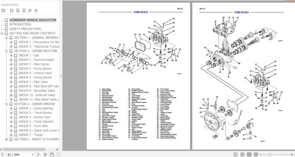Fiat Hitachi Excavator EX255 Workshop Manual 2