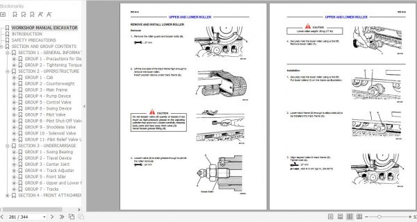 Fiat Hitachi Excavator EX255 Workshop Manual 3