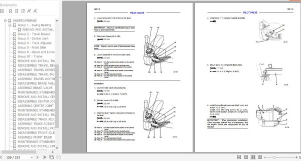 Fiat Hitachi Excavator EX285 Workshop Manual 3