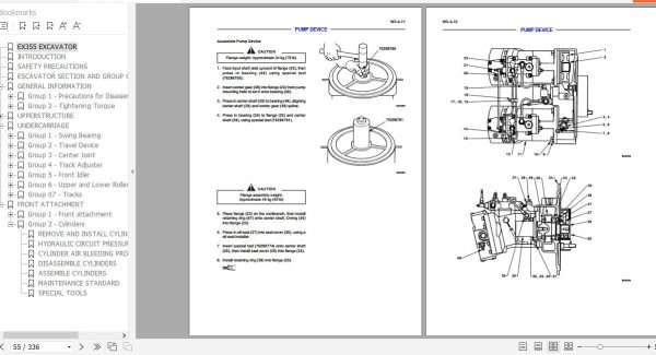 Fiat Hitachi Excavator EX355 Workshop Manual 2