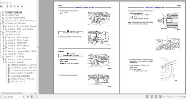 Fiat Hitachi Excavator EX355 Workshop Manual 3