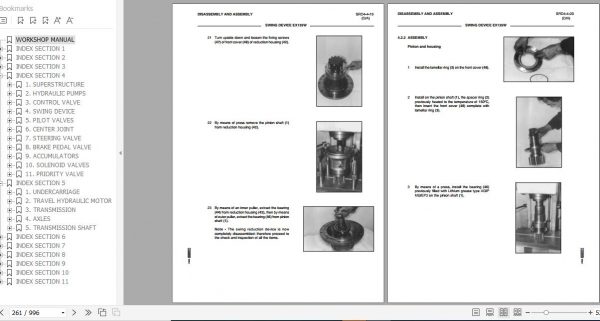 Fiat Hitachi Wheel Excavator EX135W Workshop Manual 3