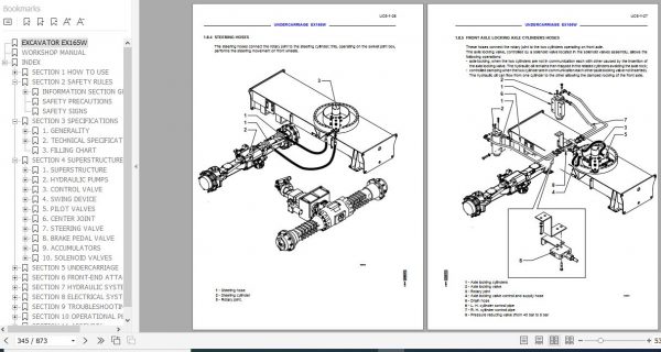 Fiat Hitachi Wheel Excavator EX165W Workshop Manual 4