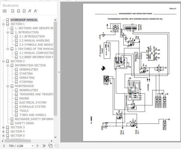Fiat Hitachi Wheel Excavator FH90W Workshop Manual 3