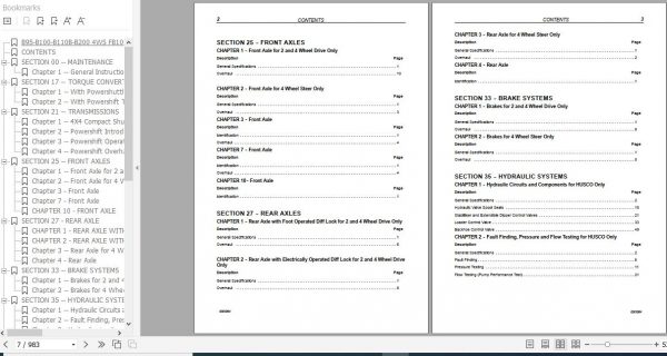 Fiat Kobelco Backhoe Loader B95 B100 B110 B200 4WS Repair Manual ENDEFRITES 2