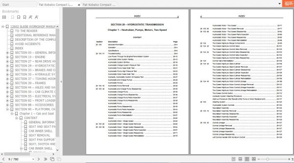 Fiat Kobelco Compact Loader SL65B Workshop Manual ENIT 2