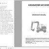 Fiat Kobelco Excavator EX125W Workshop Manual 1