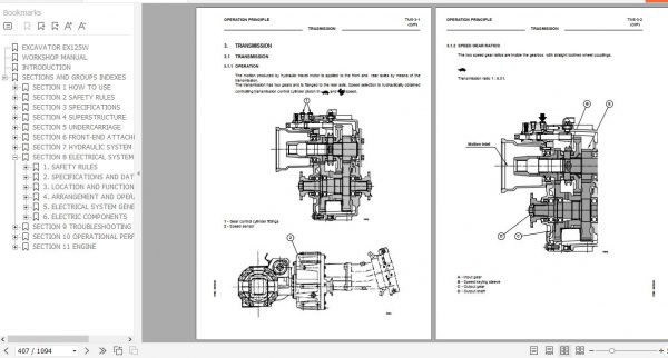Fiat Kobelco Excavator EX125W Workshop Manual 3