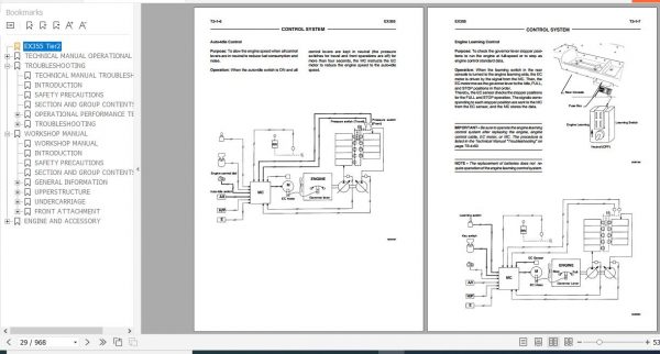 Fiat Kobelco Excavator EX355 Tier 2 Workshop Manual 2