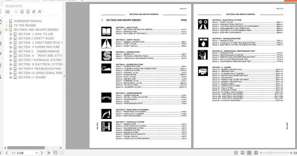 Fiat Kobelco Excavator EX95W Workshop Manual 2
