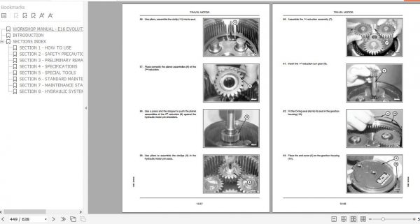 Fiat Kobelco Mini Excavator E16 E18 EVOLUTION Workshop Manual 4