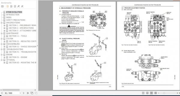 Fiat Kobelco Mini Excavator E70SR EVOLUTION Workshop Manual 2 1
