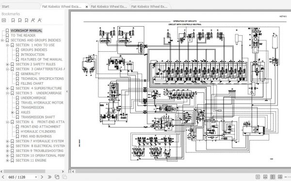 Fiat Kobelco Wheel Excavator EX95W Workshop Manual ENDEIT 3
