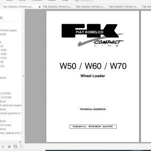 Fiat Kobelco Wheel Loader W50 W60 W70 Technical Handbook ENDEFRITES 2