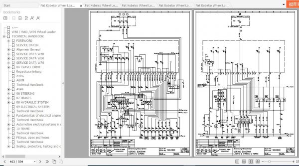 Fiat Kobelco Wheel Loader W50 W60 W70 Technical Handbook ENDEFRITES 4