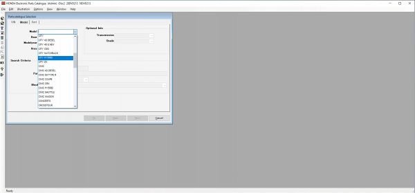 HONDA ASIA EPC 05.2021 SPARE PARTS CATALOG DVD 1