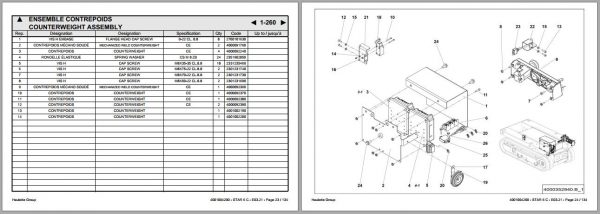 Haulotte Scissor Lift STAR 6 C E03.21 Spare Parts Manual 4001004200 2