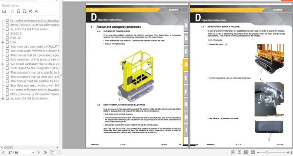 Haulotte Scissor Lift STAR 6 C E12.20 Operators Manual 4000664920 2