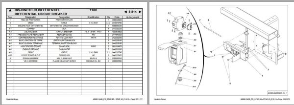 Haulotte Scissor Lift STAR 8S STAR 20 Spare Parts Manual 4000613400 4